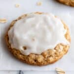 Iced Oatmeal Cookies - Crumbl Copycat Recipe