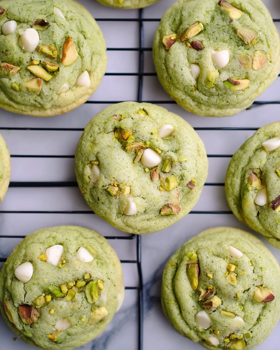 Pistachio Pudding Cookies with White Chocolate Chips – Delicious & Easy