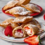 Air Fryer Strawberry Cheesecake Wontons Recipe