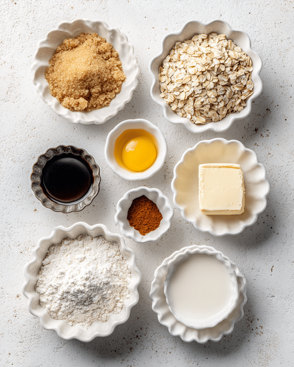 Iced Oatmeal Cookies - Crumbl Copycat Recipe