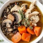 Autumn Wild Rice Soup with Turkey Recipe