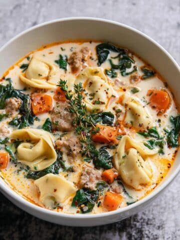 Creamy Sausage Tortellini Soup Recipe