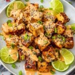 Bang Bang Salmon Bites with Spicy Thai Sauce Recipe