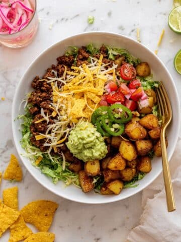 Crispy Potato Taco Bowls Recipe