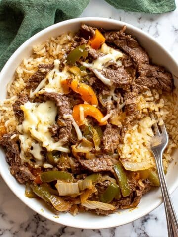 Philly Cheesesteak Bowls Recipe