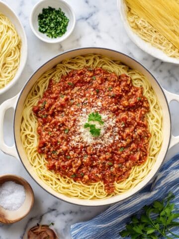 Easiest Ground Turkey Spaghetti (6-Ingredients) Recipe