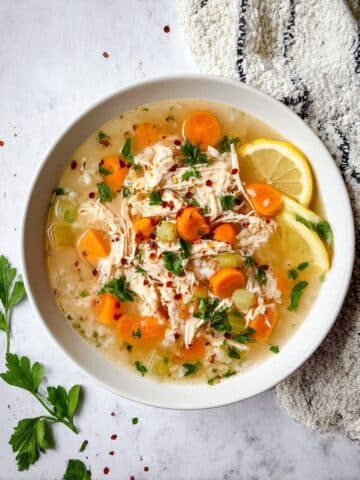 Easy Leftover Turkey Rice Soup Recipe