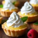 Lemon Curd Tartlets with Whipped Cream and Fresh Berries Recipe