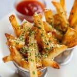 Crispy Garlic Parmesan Fries Recipe