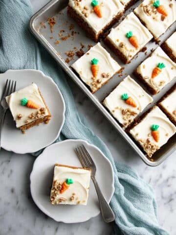 Carrot Sheet Cake with Cream Cheese Frosting Recipe