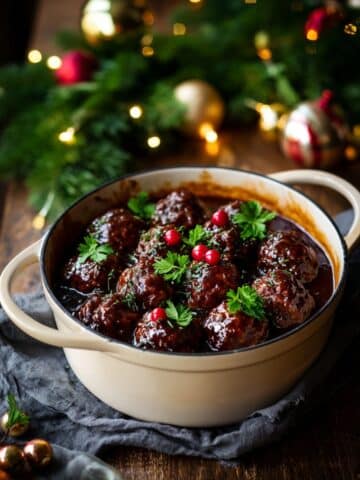 Holiday Cranberry Meatballs Recipe