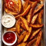 Seasoned Baked Potato Wedges Recipe