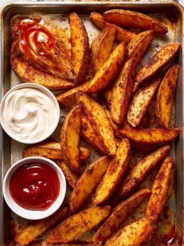 Seasoned Baked Potato Wedges Recipe