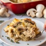 Keto Chicken Mushroom Casserole Recipe