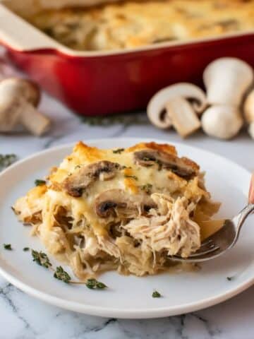 Keto Chicken Mushroom Casserole Recipe