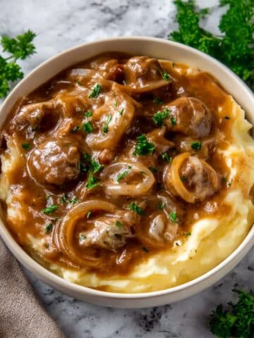 Crock Pot French Onion Meatballs Recipe