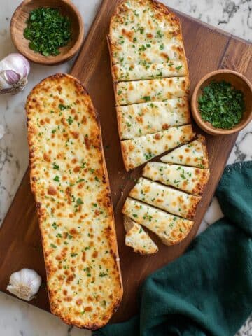 Cheesy Garlic Bread Recipe
