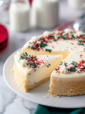 Creamy Sugar Cookie Cheesecake Recipe