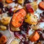 Maple Dijon Roasted Carrots and Apples Recipe