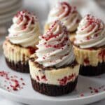 Peppermint White Chocolate Cheesecake Cupcakes Recipe