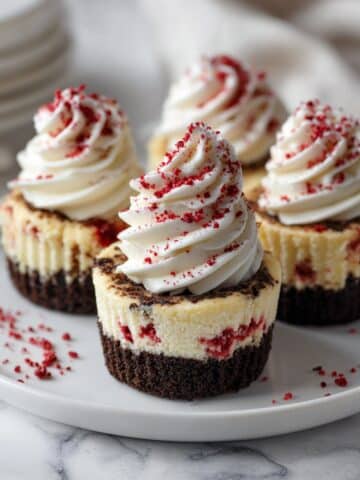 Peppermint White Chocolate Cheesecake Cupcakes Recipe