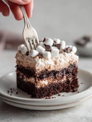 Hot Cocoa Poke Cake Recipe