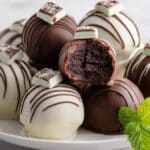 Easy Mint Chocolate Truffles Recipe