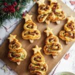 Pesto Puff Pastry Holiday Trees Recipe