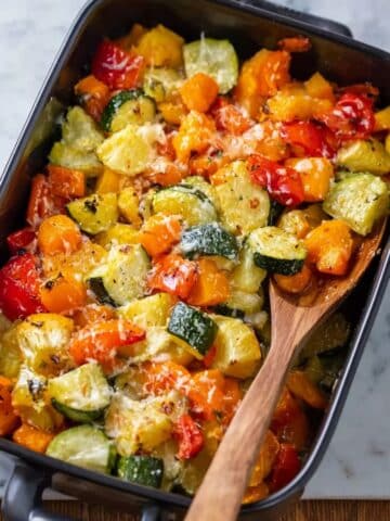 Roasted Vegetable Medley with Parmesan and Cheese Recipe