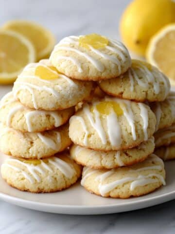 Lemon Curd Cookies with Tangy Lemon Glaze Recipe