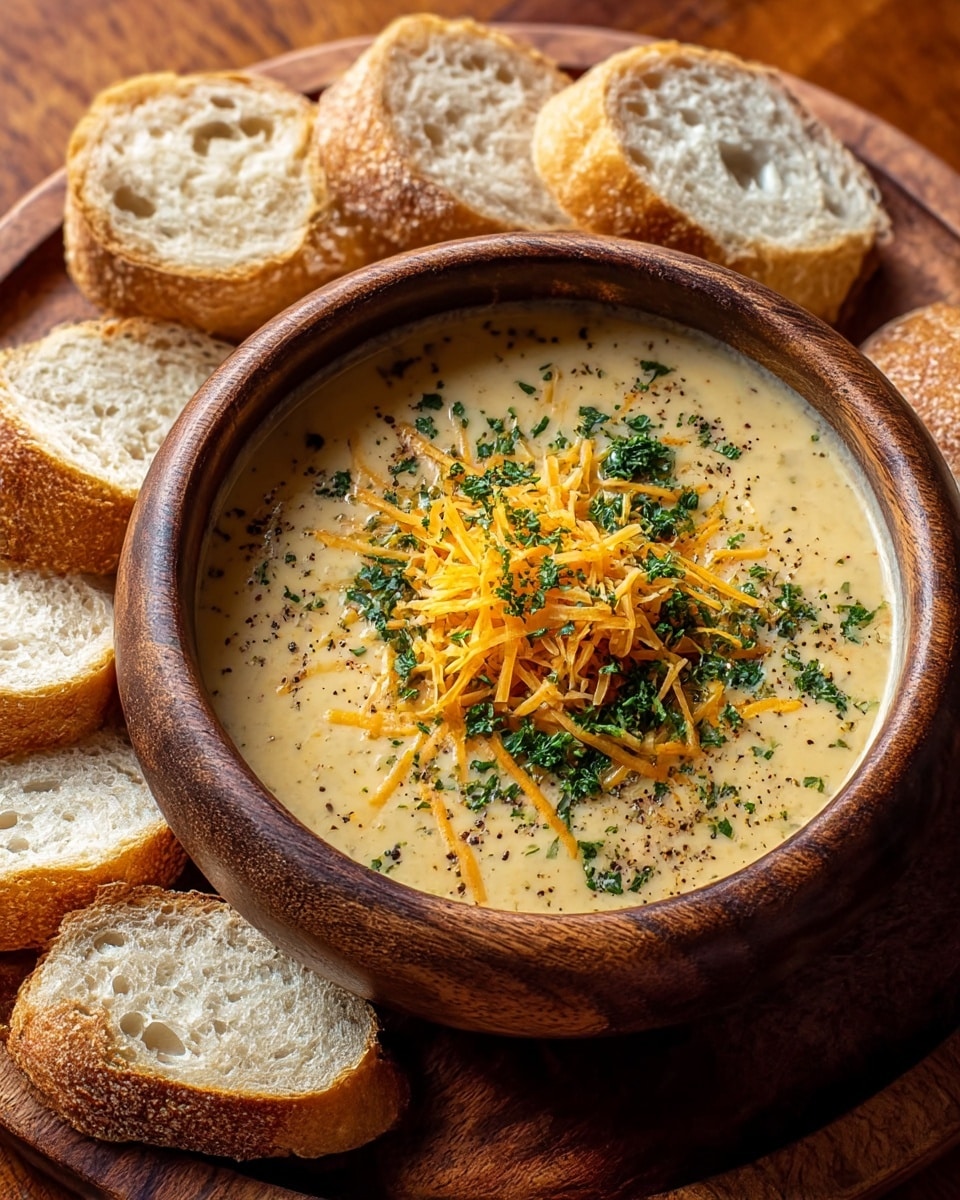 Cheddar Garlic Herb Potato Soup Recipe - Recipe Image