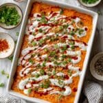 Creamy Buffalo Chicken Casserole (Keto & Whole30) Recipe