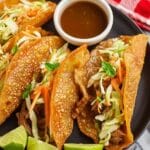 Chicken Wonton Tacos (Applebee’s Copycat!) Recipe
