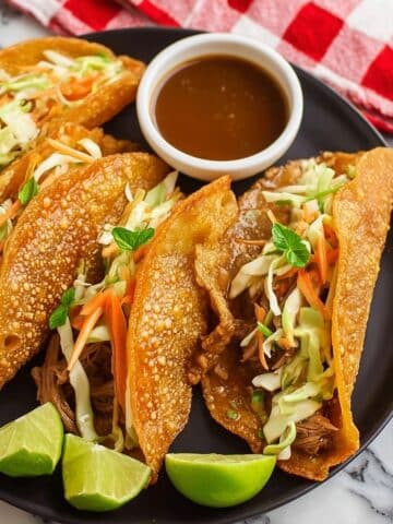Chicken Wonton Tacos (Applebee’s Copycat!) Recipe