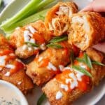 Buffalo Chicken Egg Rolls Recipe