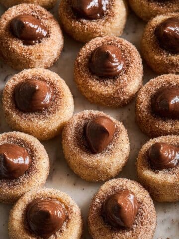 Churro Donut Holes with Cinnamon Sugar Coating and Chocolate SunButter Filling Recipe