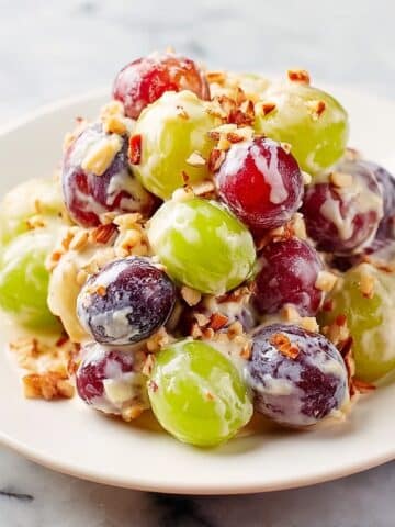 Creamy Vanilla Grape & Apple Salad Recipe
