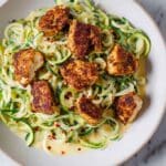 Chicken Alfredo with Zucchini Noodles Recipe