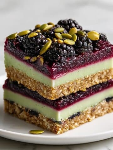 Grandma's Blackberry Pistachio Dream Bars Recipe