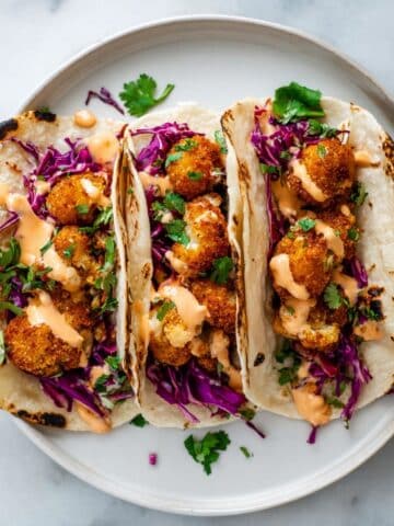 Cauliflower Tacos with Yum Yum Sauce Recipe