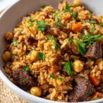 Beef Plov (Beef Rice Pilaf) Recipe