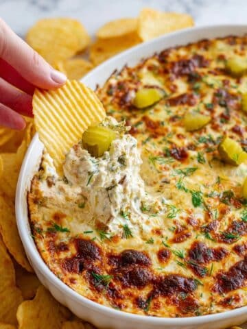 Creamy Ranch Dill Pickle Dip Recipe