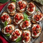 Christmas Bruschetta Wreath Recipe