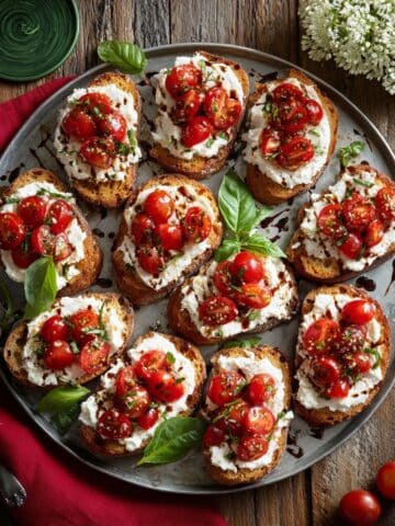 Christmas Bruschetta Wreath Recipe