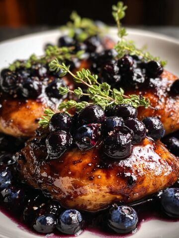 Blueberry Thyme Chicken Recipe
