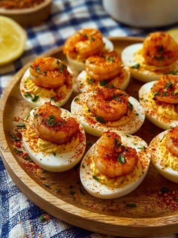 Cajun Shrimp Deviled Eggs Recipe