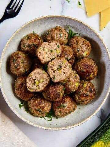 Zucchini Turkey Meatballs Recipe
