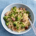 Chicken Sausage Orzo Skillet with Broccoli Recipe