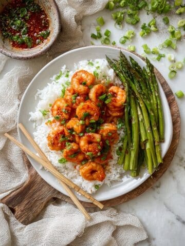 Sweet Chili Shrimp with Asparagus Recipe