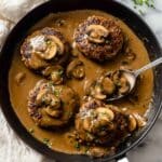Salisbury Steak with Mushroom Gravy Recipe